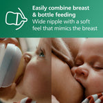 Biberón Vidrio Philips Avent Natural 4 Oz 4 Pzs 0-3M