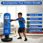 Saco de boxeo inflable azul Ninja de 63 pulgadas para niños — vista 6