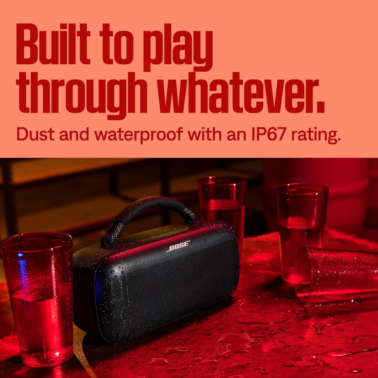 Bose Altavoz Portátil SoundLink MAX, Impermeable, Bluetooth.