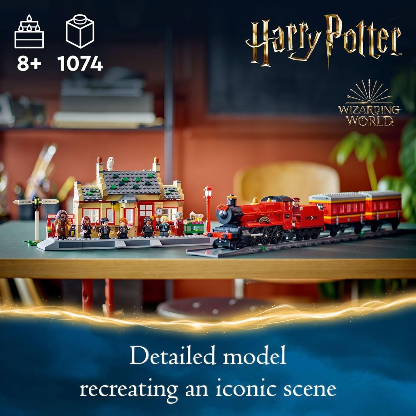 Set de construccion Harry Potter, Expreso de Hogwarts 1074pcs.