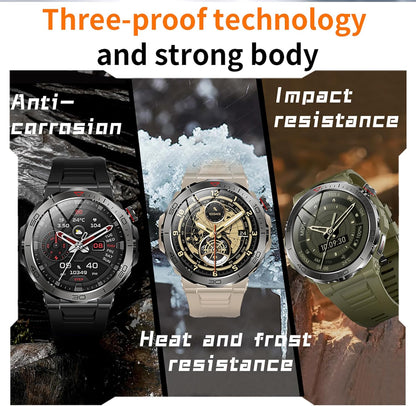 Reloj inteligente AMOLED de 1.4", multideportivo, IP68, bluetooth.