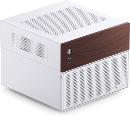 Jonsbo Funda N4 NAS Blanco y Madera Estuche PC.