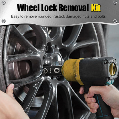 Kit de dados extractores para birlos de coche, 7 piezas.(USADO)