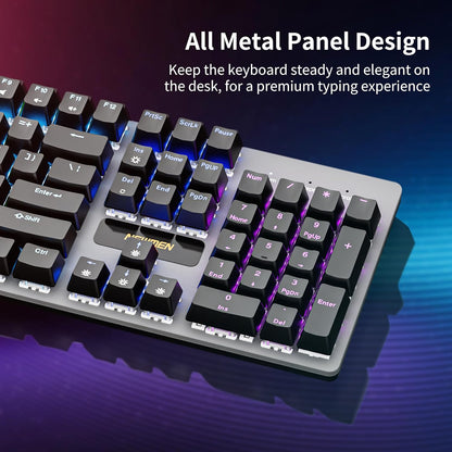 Teclado mecánico con retroiluminación Newmen GM325Pro (USADO)