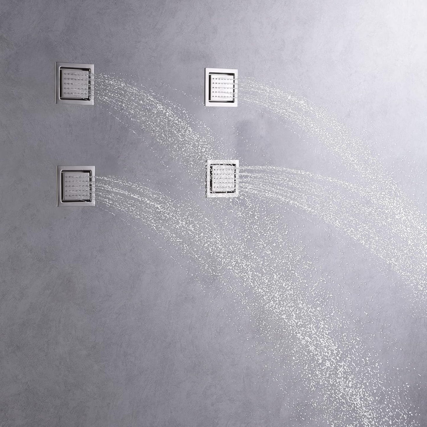 Cabezal de ducha chorros de rociado para instalación oculta DULABRAHE