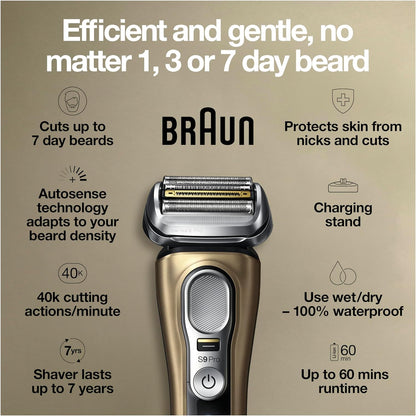 Maquinilla De Afeitar Eléctrica Para Hombre Braun 9419s