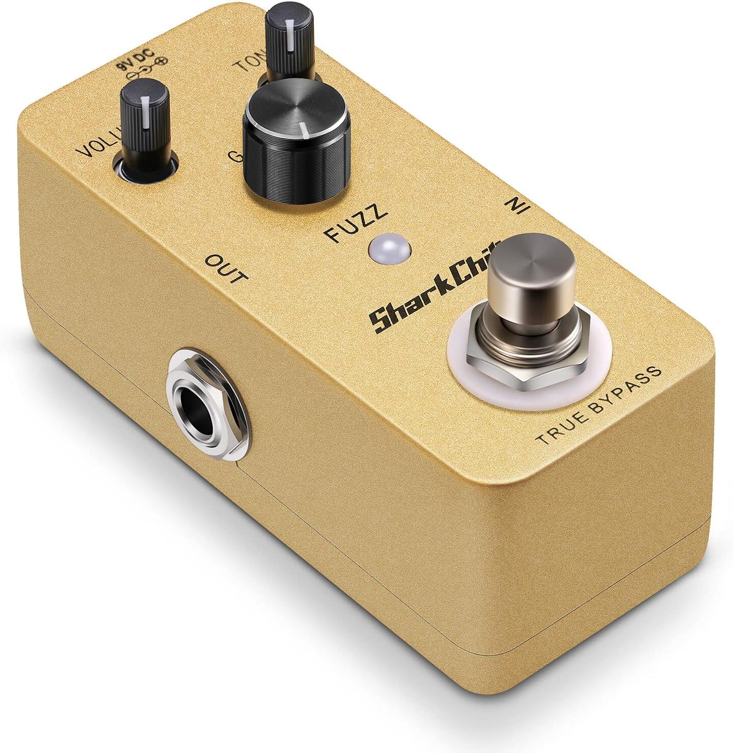 Fuzz Single Effect True Bypass para guitarra eléctrica, SharkChili.
