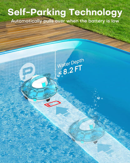 Limpiador Robótico Inalámbrico para Piscinas, WINNY POOL CLEANER.(USADA)