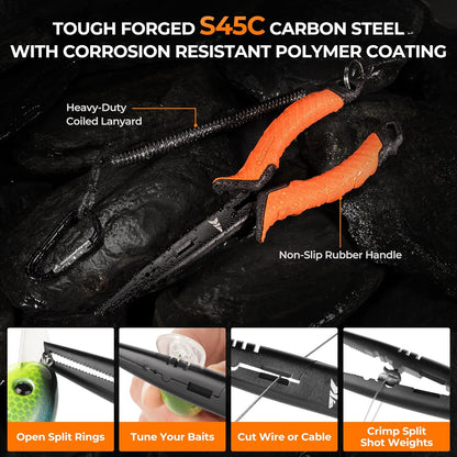 Kit de Herramientas de Pesca, KastKing SteelStream, 6 Piezas.