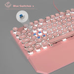 Teclado mecánico para juegos, MageGee, retroiluminado c/cable.