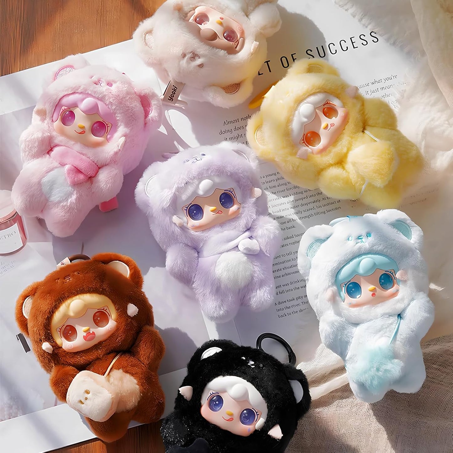 Muñecos Calembou, Blind Box, Yooki, edición take a bite, caja sorpresa.