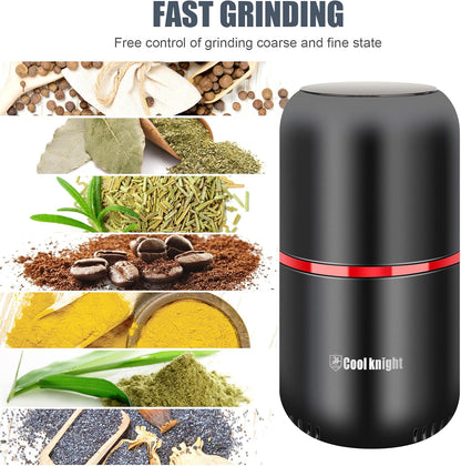 Molinillo eléctrico de café y especias, 7.5", 120 grs, (USADO).