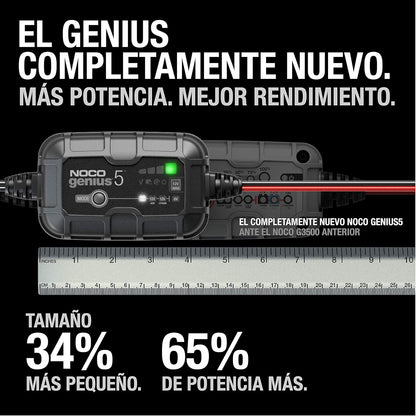 Cargador Inteligente NOCO GENIUS5 6V 12V 5A