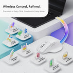 Mouse Gamer Keychron M6 30000 DPI Bluetooth Blanco