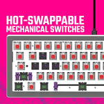 Cooler Master CK720 Teclado Mecánico Para Juegos 65% Gris Espacial.