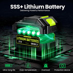 Soplador de Hojas Inalámbrico ZARIMI 980,000 RPM con 2 Baterías