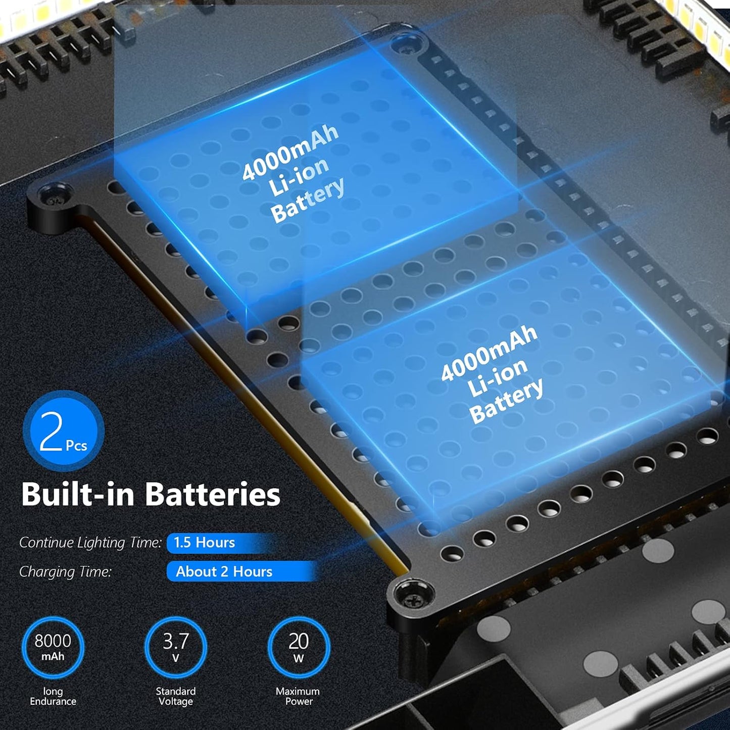 Kit de iluminacion para fotografia, profesional, regulable con tripode.