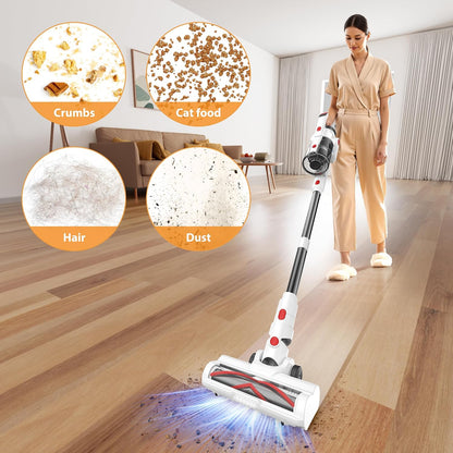 Aspiradora Inalámbrica Tikom V750 45KPa 500W LED