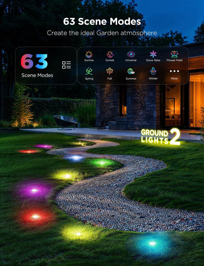 Luces de Suelo para Exteriores Govee H7053, Impermeable IP67