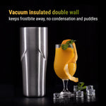 Coctelera Lexenic premium de 24Oz, 304-18/8 Acero Inoxidable, Lavatrastes.
