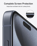Protectores Pantalla Anker iPhone 15 Plus Antirayaduras