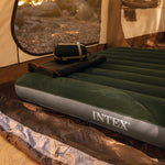 Colchón Intex Dura-Beam Standard 10" Alto, Matrimonial, Bomba de pie.