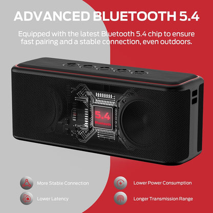 Monster Shock Plus - Altavoz Bluetooth con Sonido Estéreo.