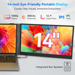 Blackview DCM6 Monitor Portátil Triple 14'' FHD IPS USB-C
