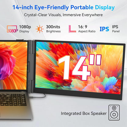 Blackview DCM6 Monitor Portátil Triple 14'' FHD IPS USB-C