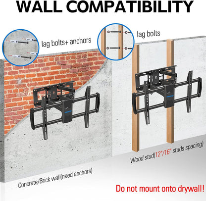 Soporte de pared para la mayoría de televisores de 42 a 82", MOUNTUP MU0028-24K