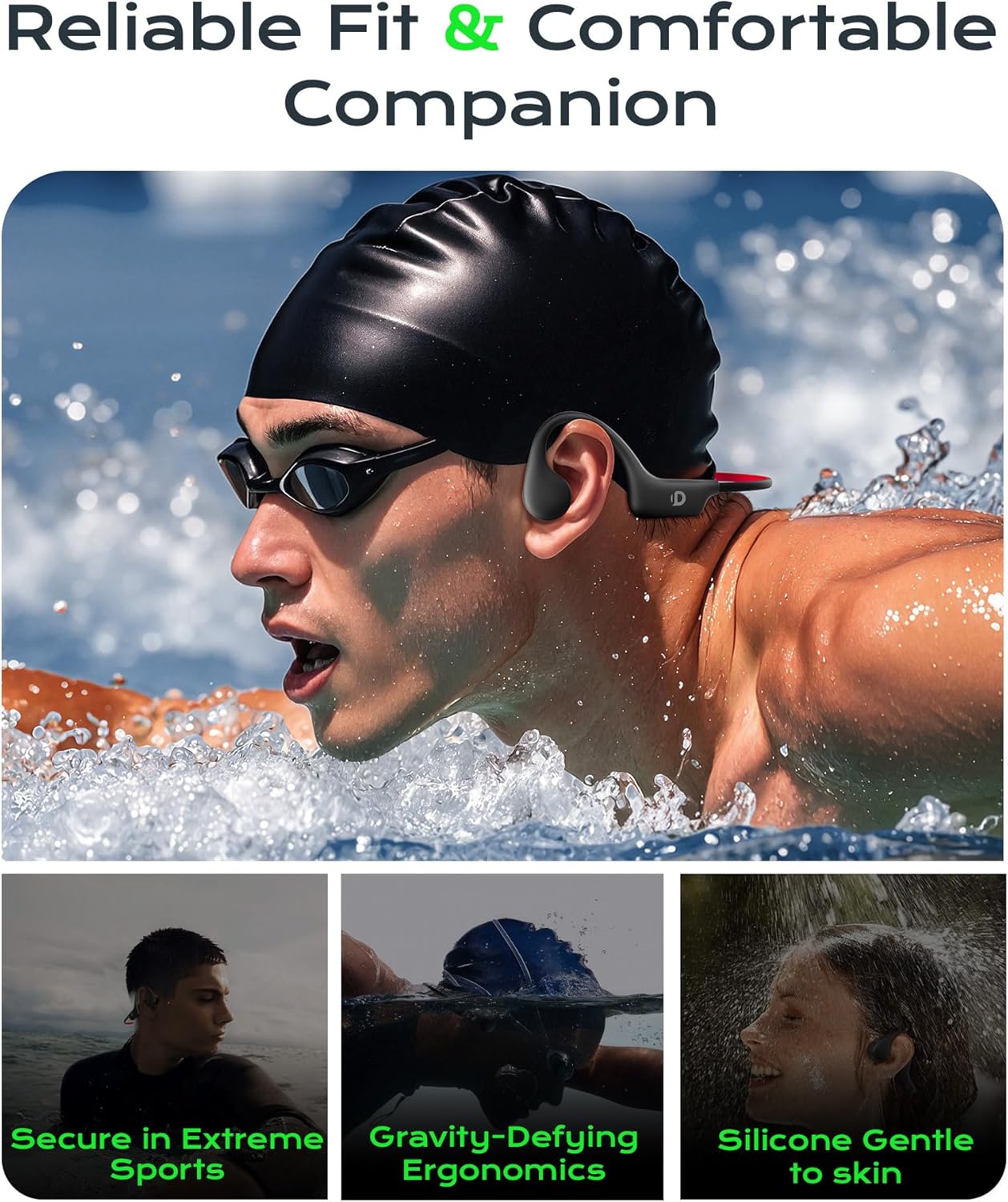 Auriculares deportivos de oreja abierta DEMICEA X6