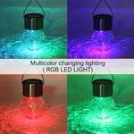 Luces solares, esféricas con pinzas para colgar, multicolor.