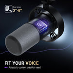 Kit de micrófono de podcast Fifine K688CT, con brazo articulado