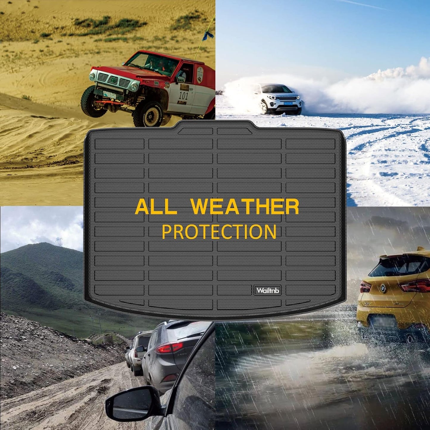 Tapetes de coche y forro de carga para BMW X3 2018-2024.