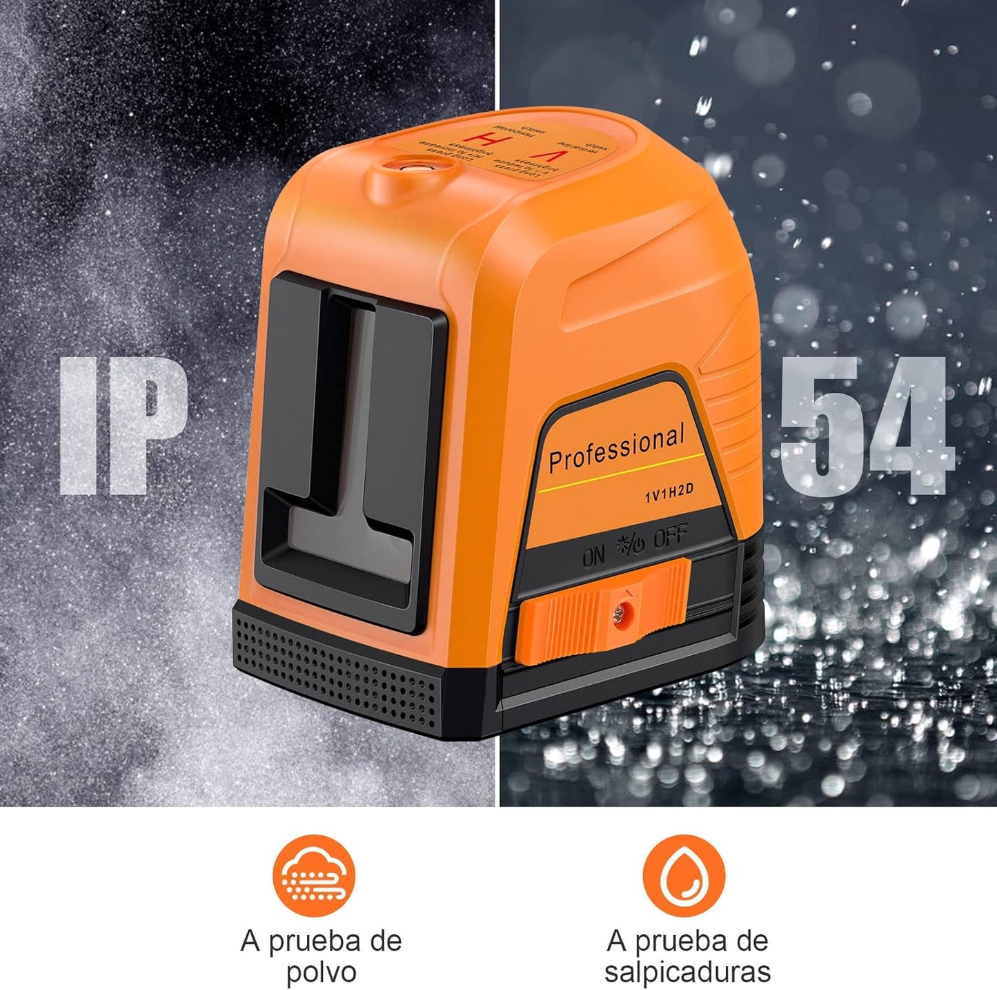 Nivel Láser Verde de 30m CHILEAD, Autonivelante con Carga USB para Construcción