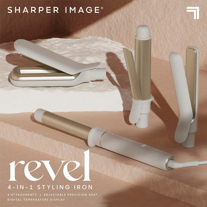 Plancha Sharper Image Revel 4 En 1 Multiestilizador
