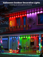 Luces permanentes para exteriores de 150 pies con 108 luces, JSK-F50.