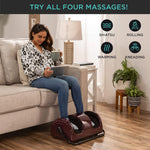 Masajeador de pies Shiatsu, BCP, amasamiento profundo (USADO).BORGOÑA