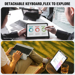 Funda con teclado para iPad Air de 13" e iPad Pro de 12.9" NILLKIN CAJA ABIERTA