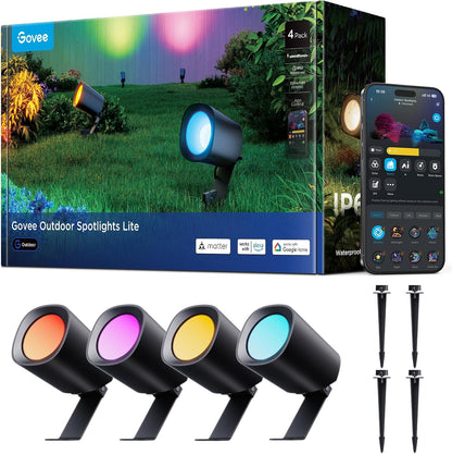 Focos para exteriores Govee H3200, iluminación de paisaje, IP67