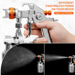 Pistola de pulverización de pintura de 1,7/2,0 mm, Refine R827S (DETALLE)