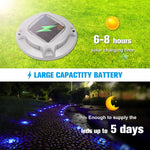 VOLISUN Paquete de 12 luces solares marinas para muelle