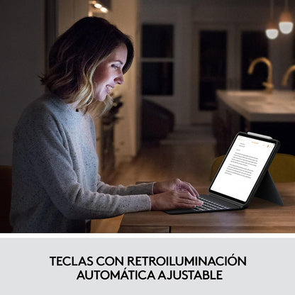 Funda Logitech Combo Touch iPad Pro 11 con Teclado (USADO)