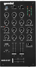 Mezclador DJ Gemini 2 Canales Bluetooth MXR-01BT