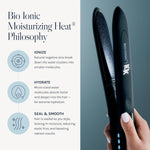 Plancha para cabello con placas vibratorias sónicas de 1", reduce el Frizz.
