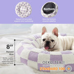 Cama Donut Para Perro Mediano 30 pulgadas Suave Antideslizante