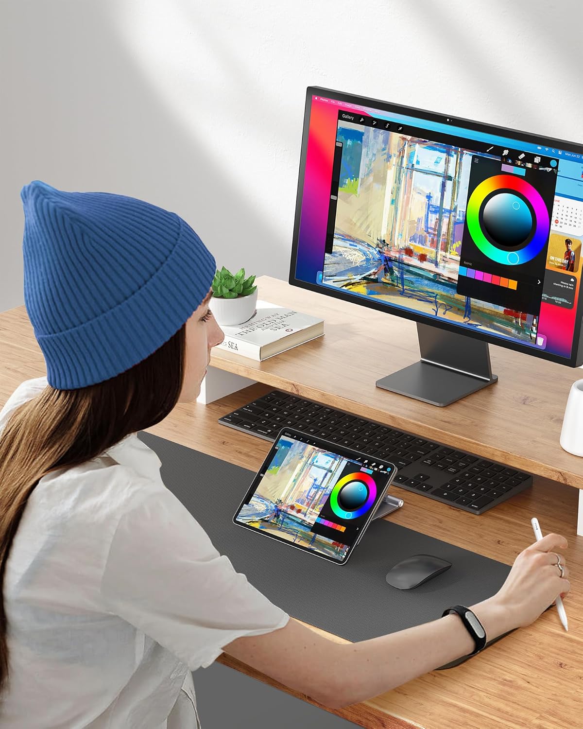 Soporte de carga magnético inalámbrico para iPad Pro/Air 11 M2.