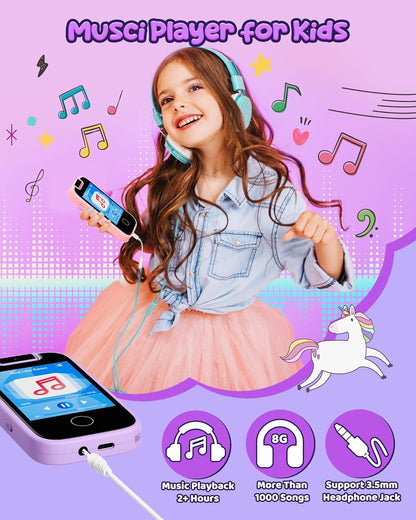 Teléfono para niñas cámara dual y juegos (USADO)