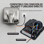 Secador de manos VEVOR de acero inoxidable montado en pared de baño comercial — vista 5