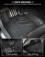 Alfombrillas de fibra de carbono aptas para BMW Serie 5 2017-2023
